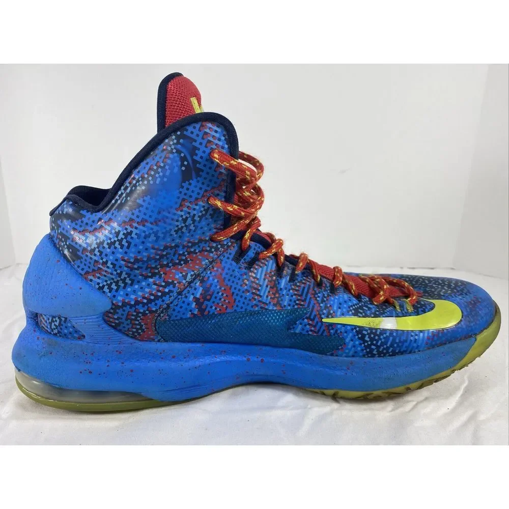 Nike Zoom KD 5 Christmas 2012 554988-401 Mens Size 9.5 Basketball Sneakers Shoes